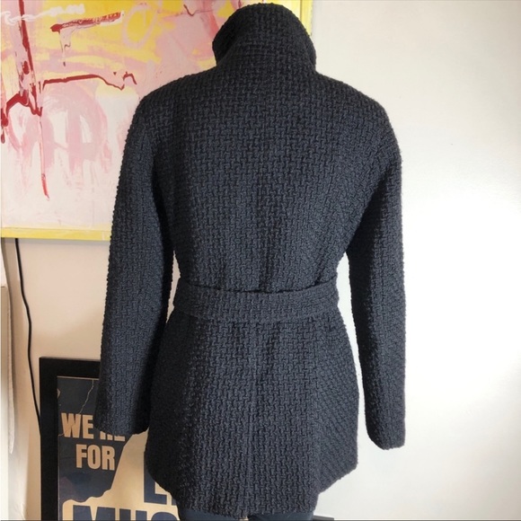 Calvin Klein Black Textured Wool Blend Pea Coat
Size: S - Picture 2 of 10